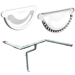 Заглушка водостічна метал Ruukki 125/90