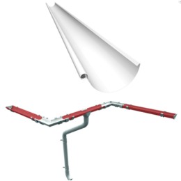 Жолоб 4м водостічний метал Ruukki 150/100